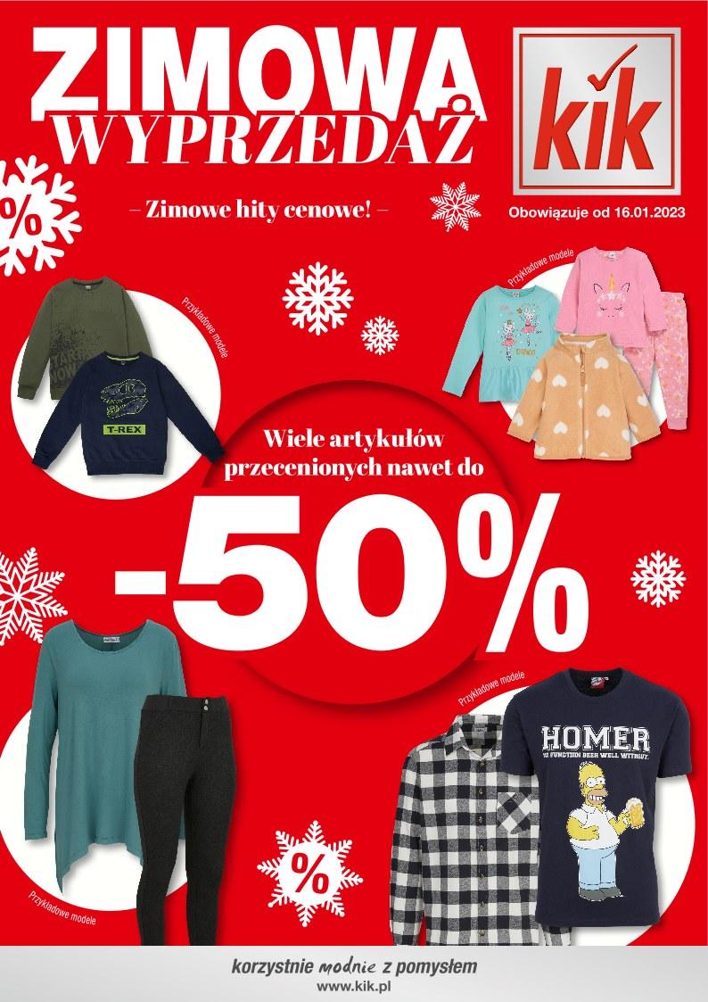 Gazetka promocyjna KiK str. 1
