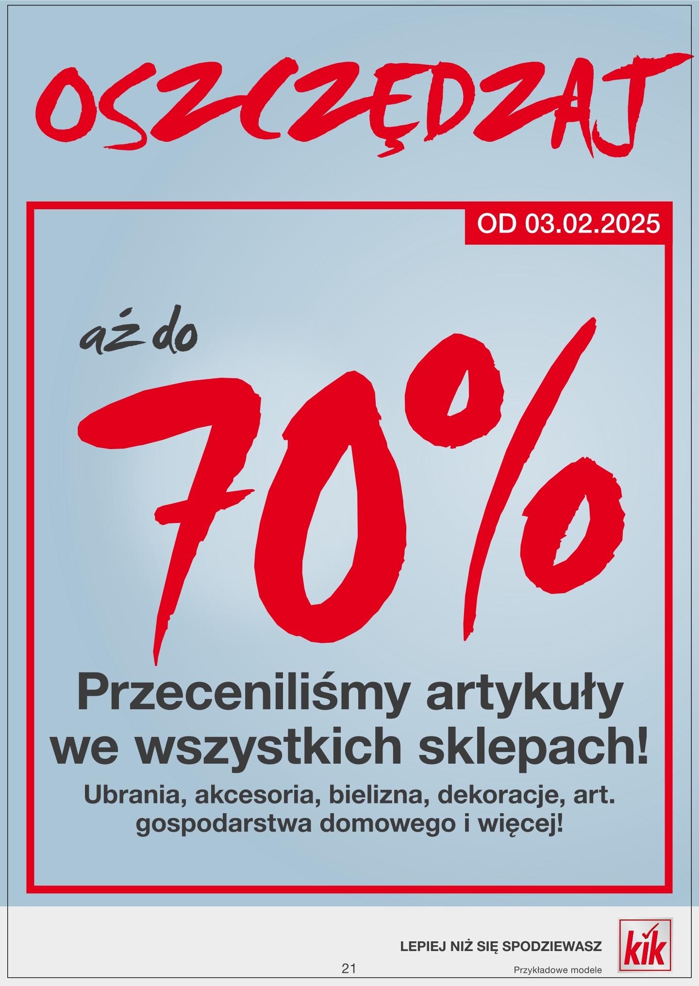 Gazetka promocyjna KiK str. 21